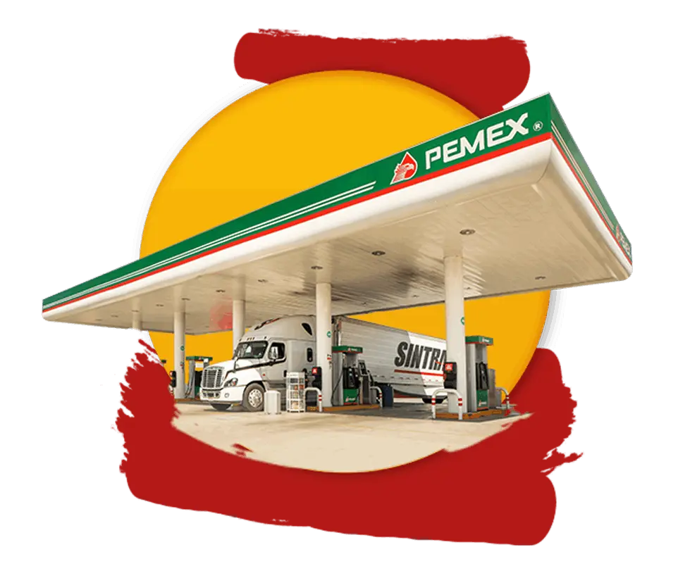 foto estación de gas pemex